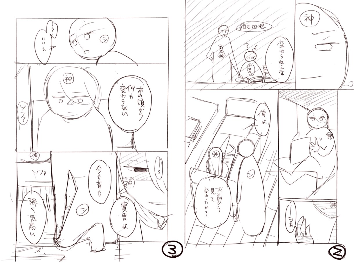 シナリオ・原案から漫画ネームを制作します 商業掲載経験を活かし、読者に伝わる漫画として構成いたします。 イメージ3