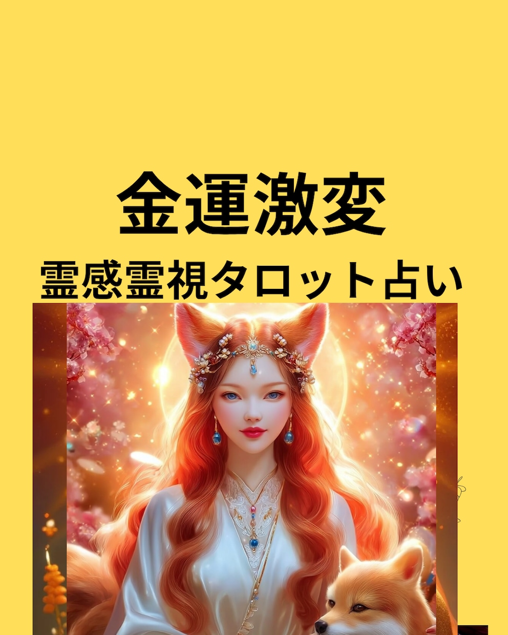 赤いお狐様が導く金運激変占います ★金運上昇★投資&副業★起業★霊感霊視タロット★ヒーリング★ イメージ1