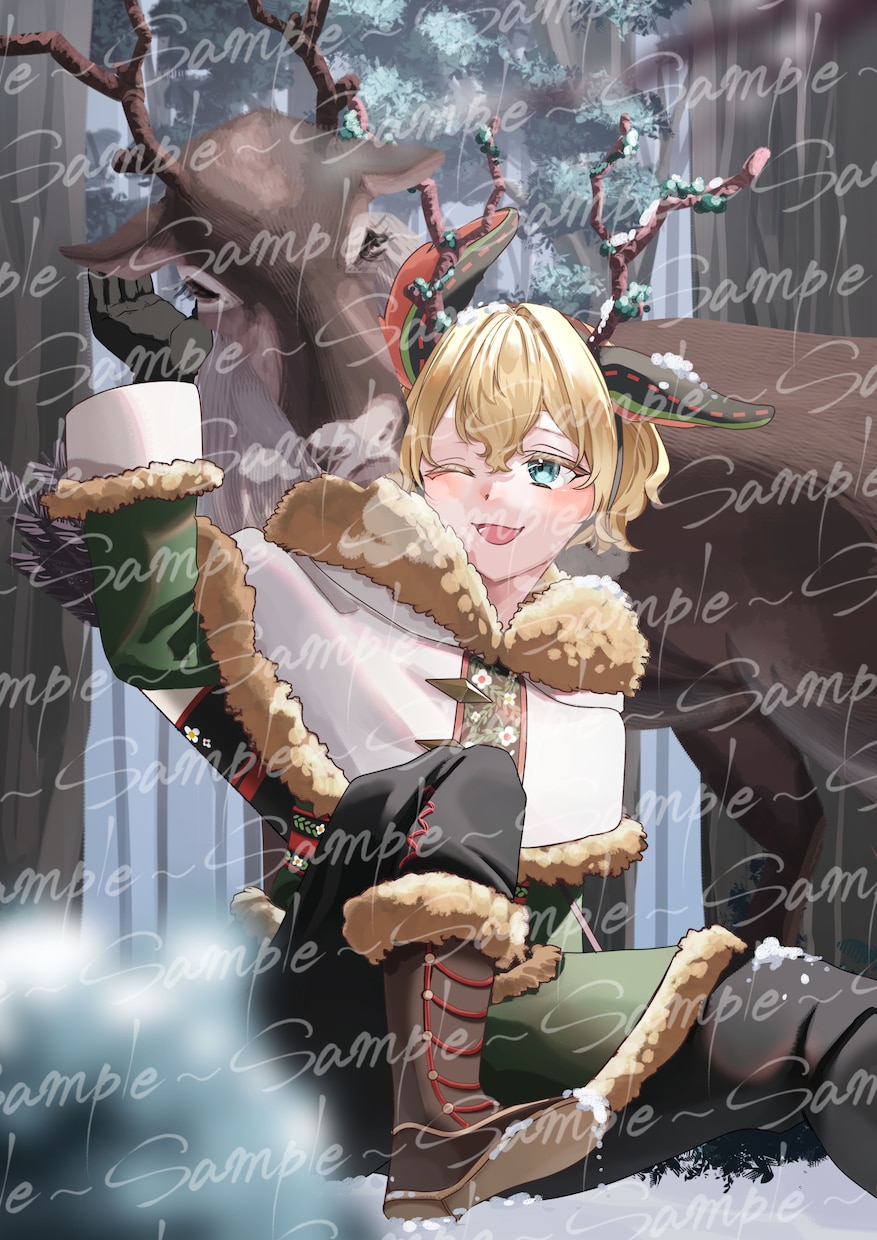 人外・ファンタジー/キャラクターイラスト描きます 期間限定3名まで‼️人外・ファンタジー系イラスト描きます‼️ イメージ6
