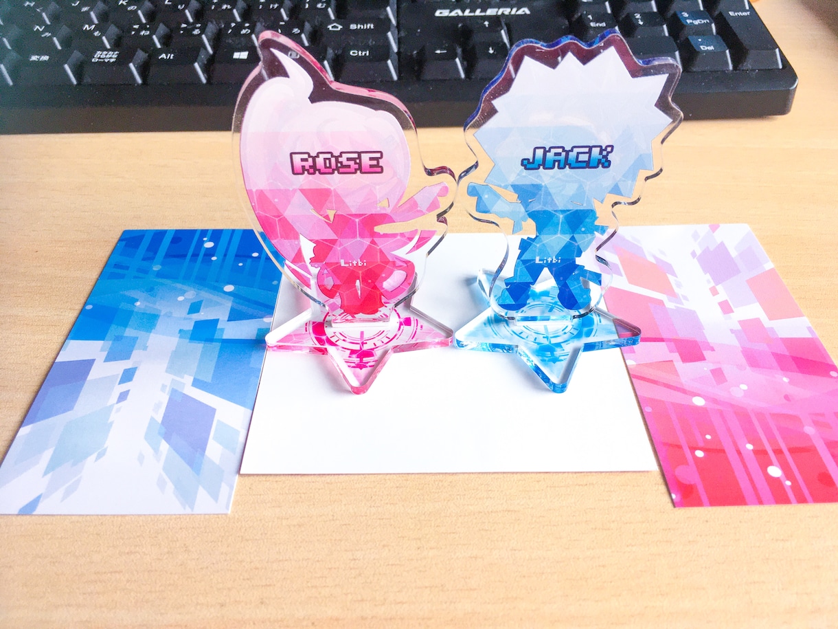あなたのイラストでアクリルグッズが作れます 【同人・商用可】印刷用のカットパスを作成します イメージ6