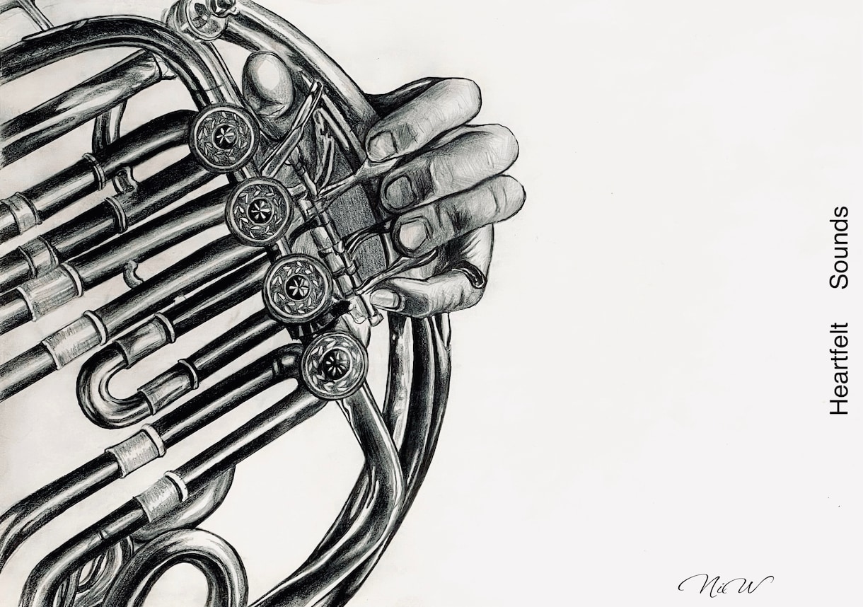 余白/躍動：アナログのペンシル画を描きます 余白と躍動を描くpencil drawing。 イメージ9