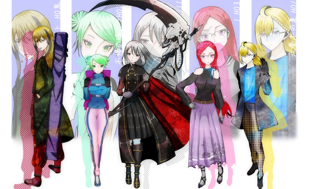 立ち絵作成をおこないます 数年間立ち絵を描き続けているので立ち絵作成おまかせください！ イメージ5