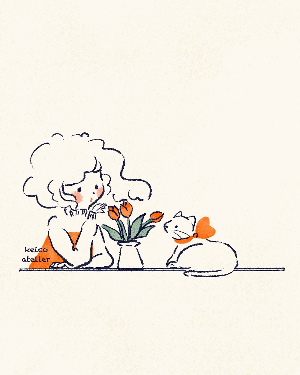 レトロで可愛い！イラスト描きます 絵本の中から飛び出したようなイラストをお届けします。 イメージ7