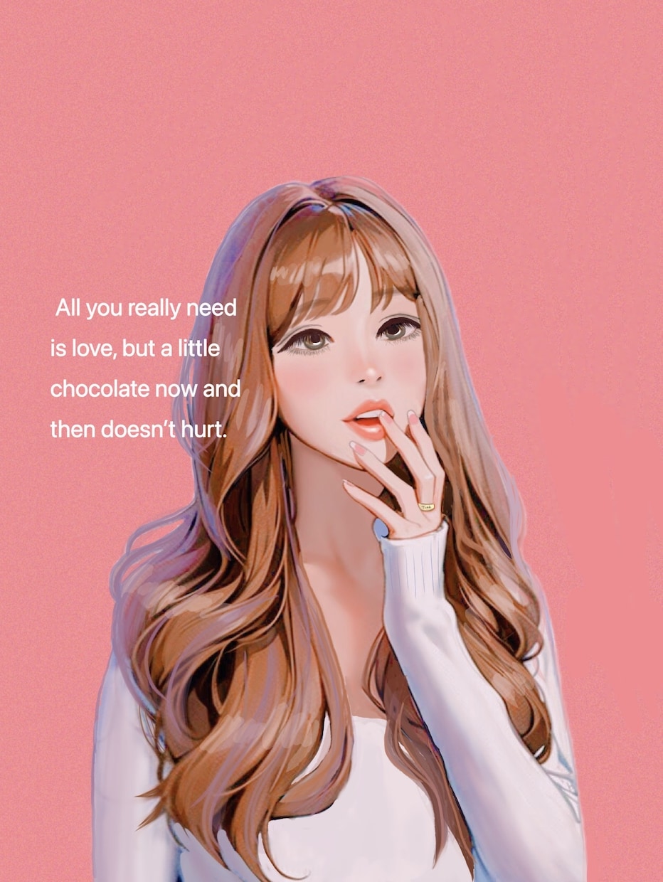 大人かわいいイラスト描きます 自分だけのイラストを使って、SNSを楽しみませんか？ イメージ1