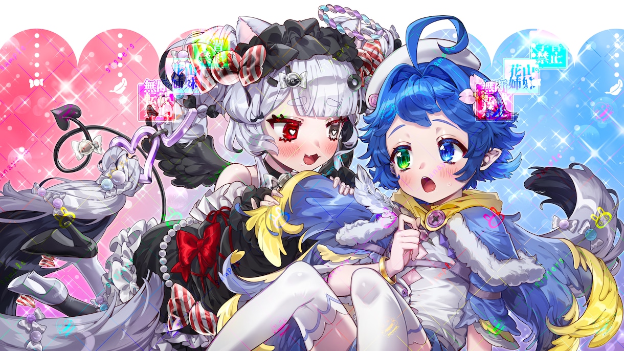 一枚絵・配信イラスト描きます 世界観までこだわった、あなただけの一枚を制作します✨ イメージ8