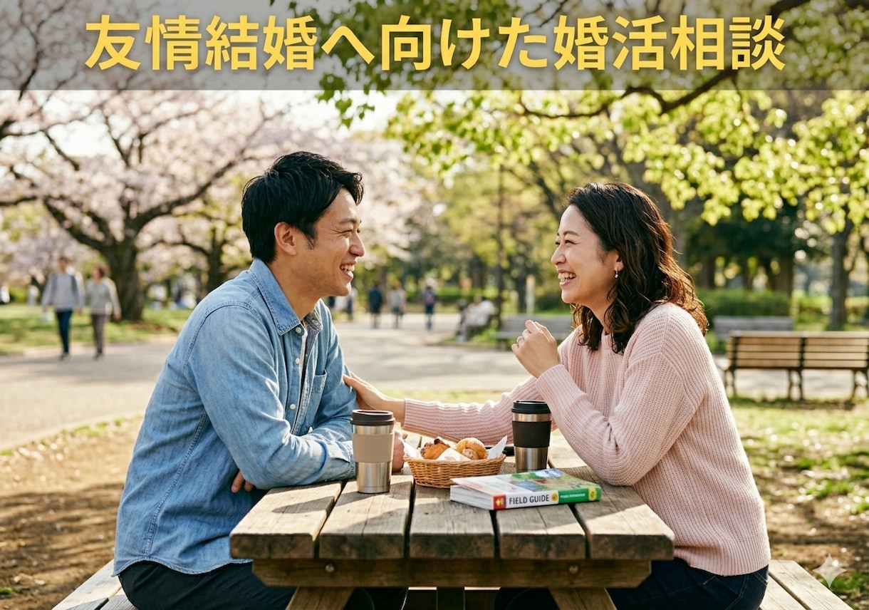 友情結婚が上手くいくように婚活の相談に乗ります 友情結婚活動歴3年/成功も失敗も経験/当事者目線でお話します イメージ1