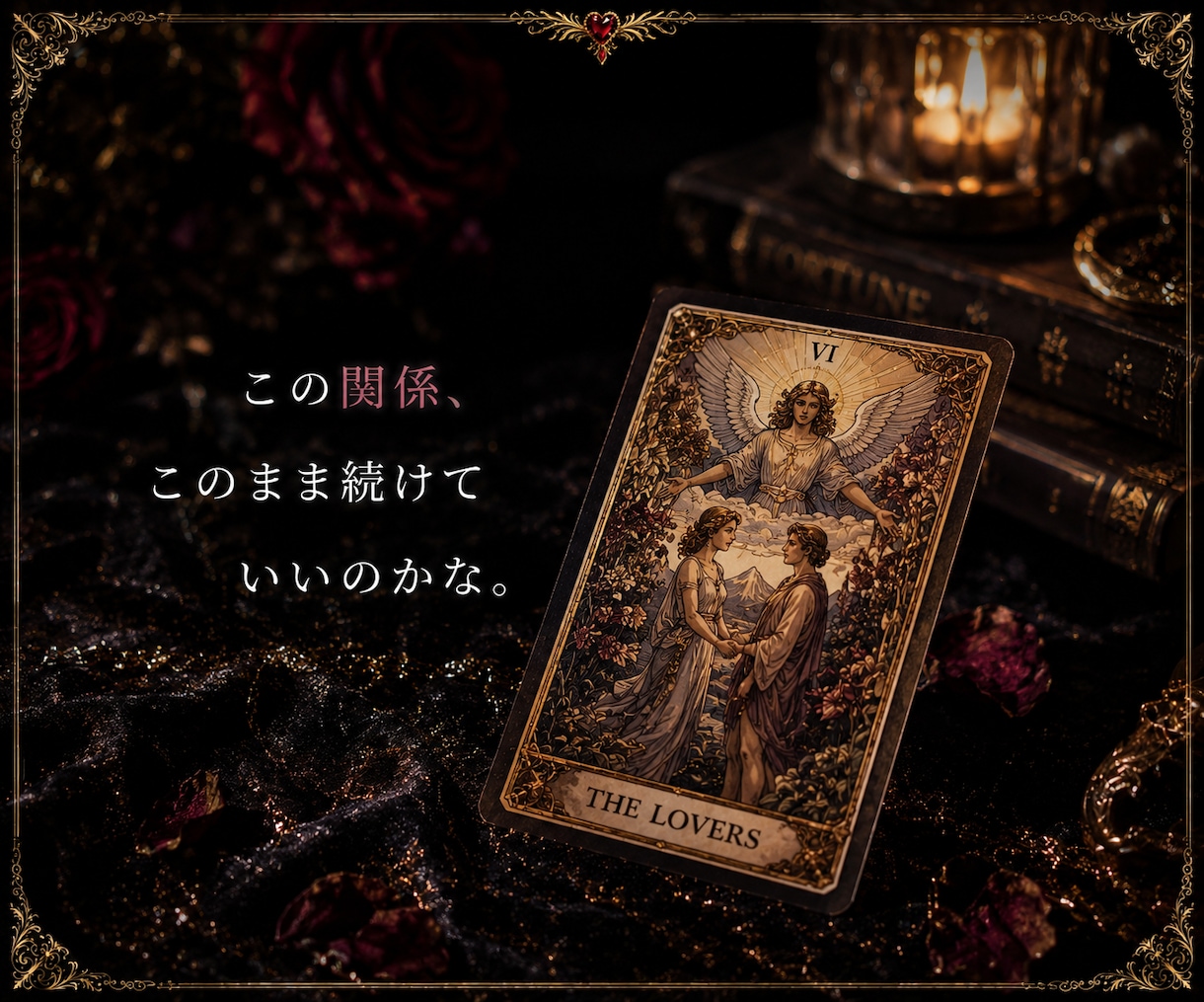 恋愛の迷いを整理しこれからの関係性を読み解きます ―相手の気持ち・二人の関係・今後の流れから、これからを鑑定― イメージ2