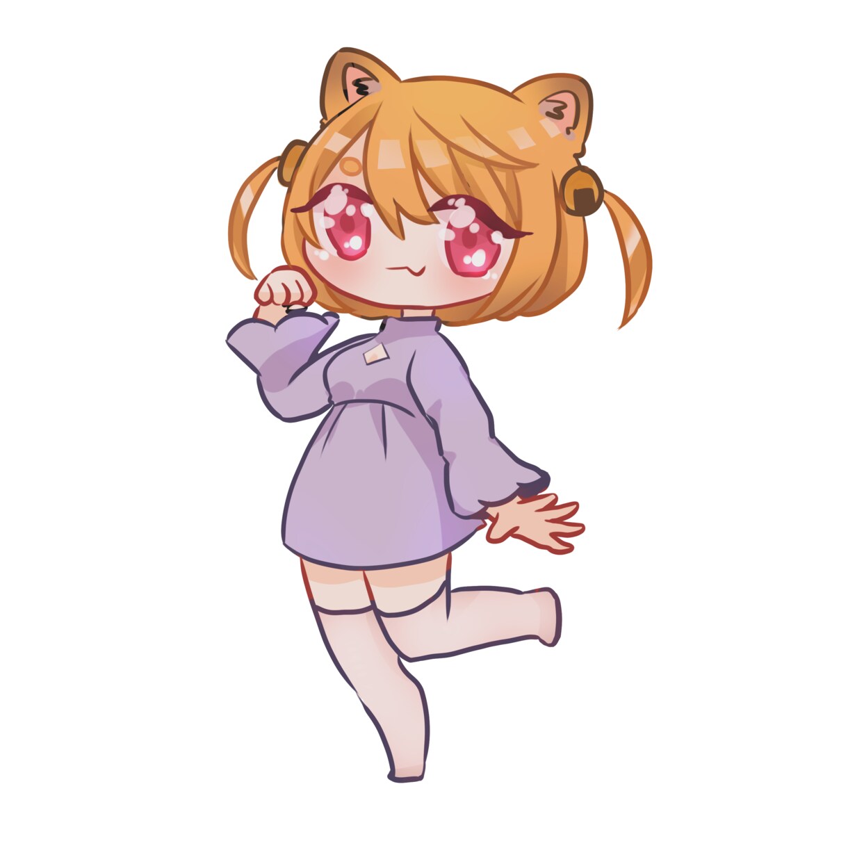SNSで使えるミニキャラ描きます 可愛いイラストで柔軟に対応致します イメージ2