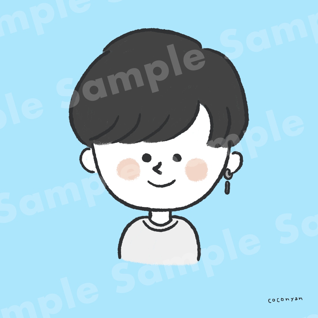 シンプルでかわいい！ゆるふわイラストお描きします 小物１点追加無料♪あなただけのアイコン作りませんか？ イメージ7