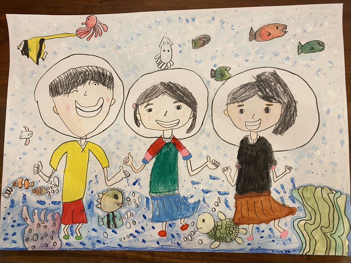 子どもが描いたイラストで心癒します 入選多数7歳の子どもの作品をお届けします イメージ4