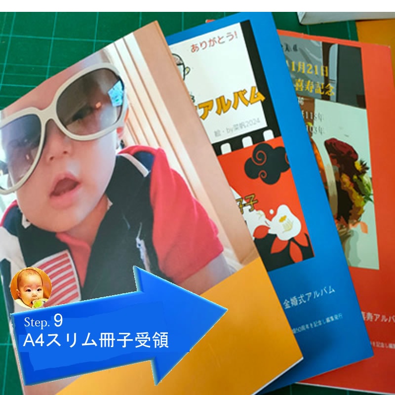 アルバム写真を断捨離しA4スリム冊子にします 選別写真をスキャンしてフォトブックにレイアウト製本します！ イメージ10