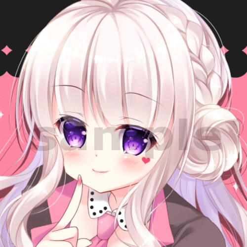 萌え系イラストアイコン描きます ロリ系やJK、お姉さん系など様々な美少女アイコンをあなたに イメージ3
