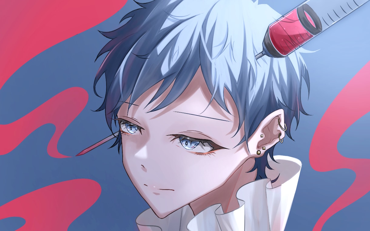 幅広いジャンルの創作キャラを描きます 得意ジャンルはダークなキャラ！ご希望に合ったイラスト描きます イメージ1
