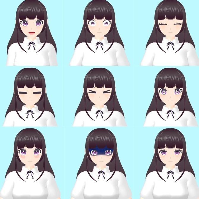 VTuber向け3Dモデル作成します Live2Dから3D化したい方におすすめです イメージ2