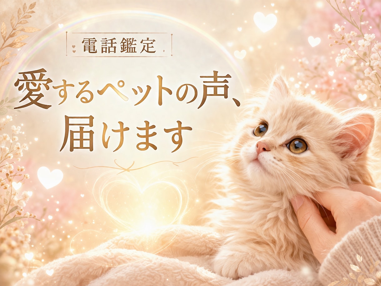 電話鑑定・愛するペットの声、届けます ペットの気持ちが知りたいあなたへ イメージ2