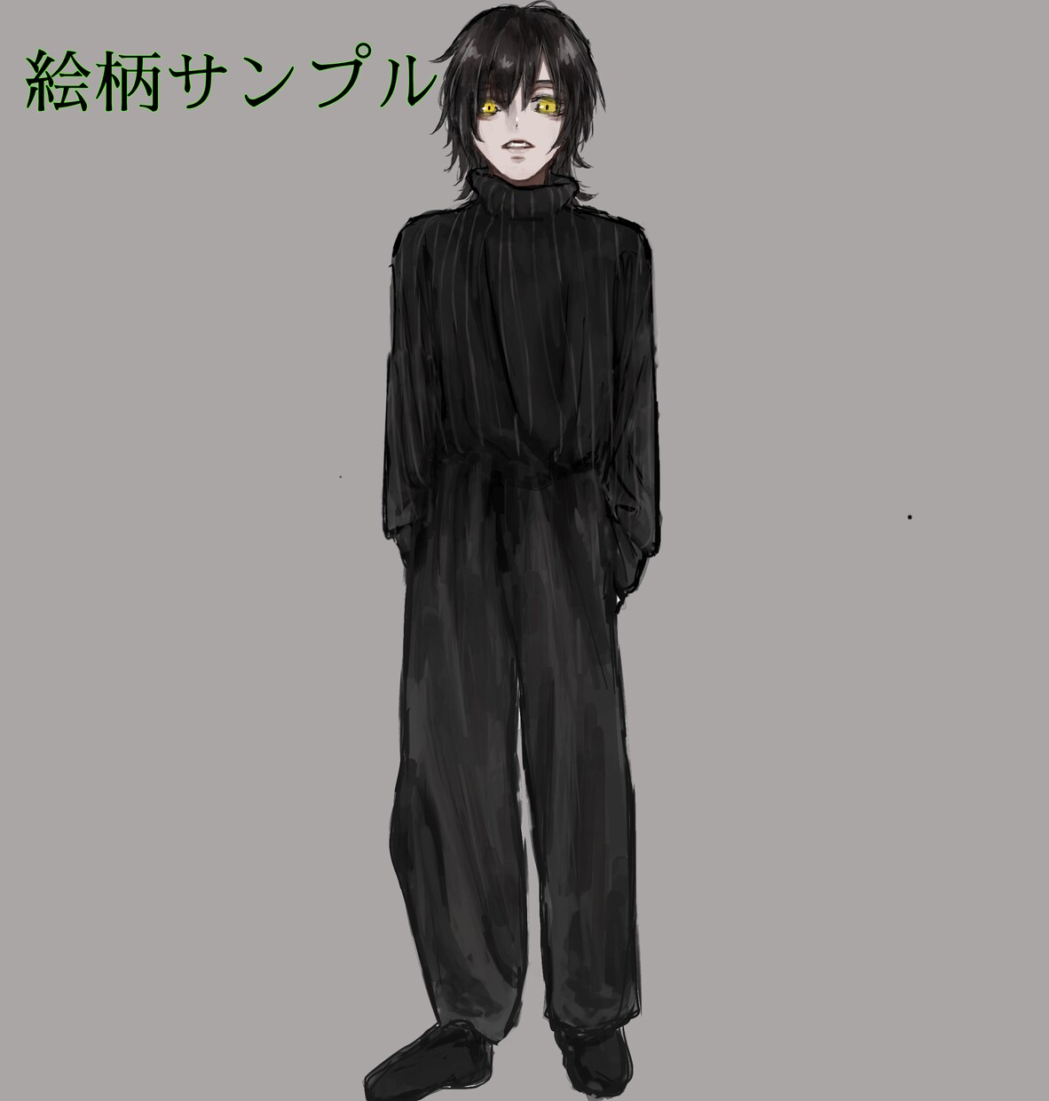 バチバチの厚塗りのイラストを描きます 独特な絵を作ります！！商用利用可能 イメージ8