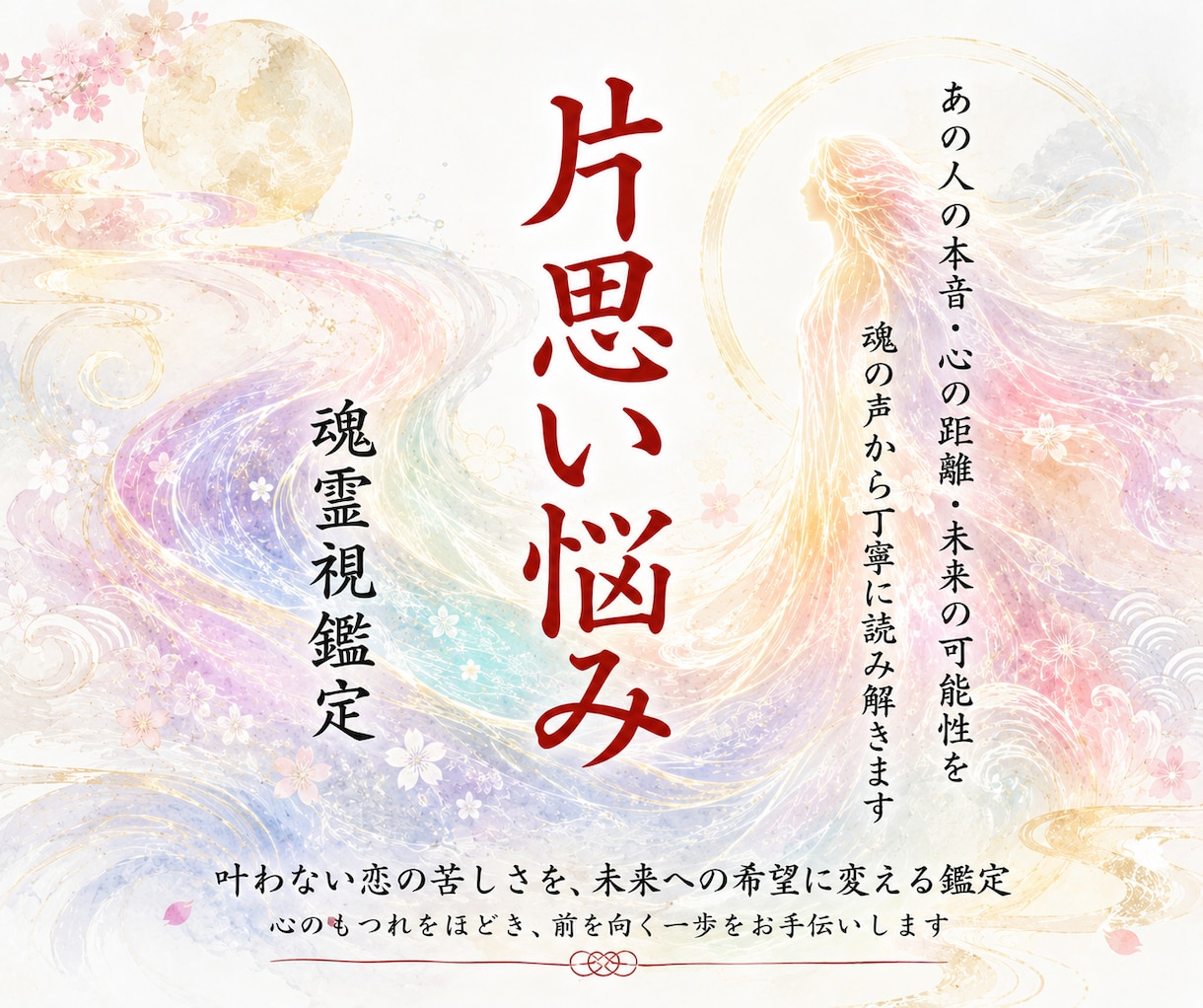 恋愛魂霊視｜片思い彼の気持ち・本心・脈ありを視ます 彼女持ち・キープ・都合のいい女｜報われない恋の本音を深層鑑定 イメージ1