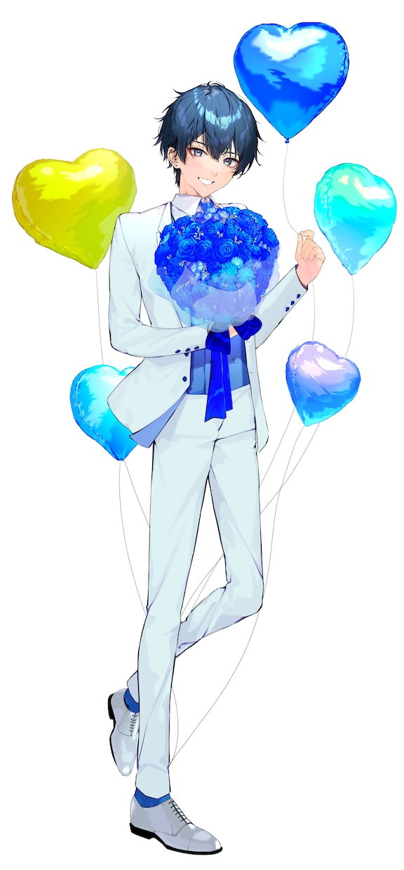 綺麗なイラストをオーダーメイドで描きます 歌ってみた動画やVtuber、立ち絵を透明感あるイラストに! イメージ9