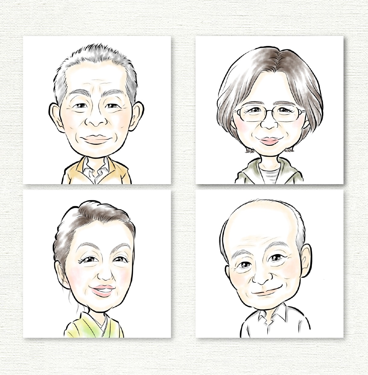 特徴を捉えたふんわりデジタル似顔絵を素早く描きます 商用利用OK！短納期＆修正無制限◎プロ似顔絵師が対応 イメージ9