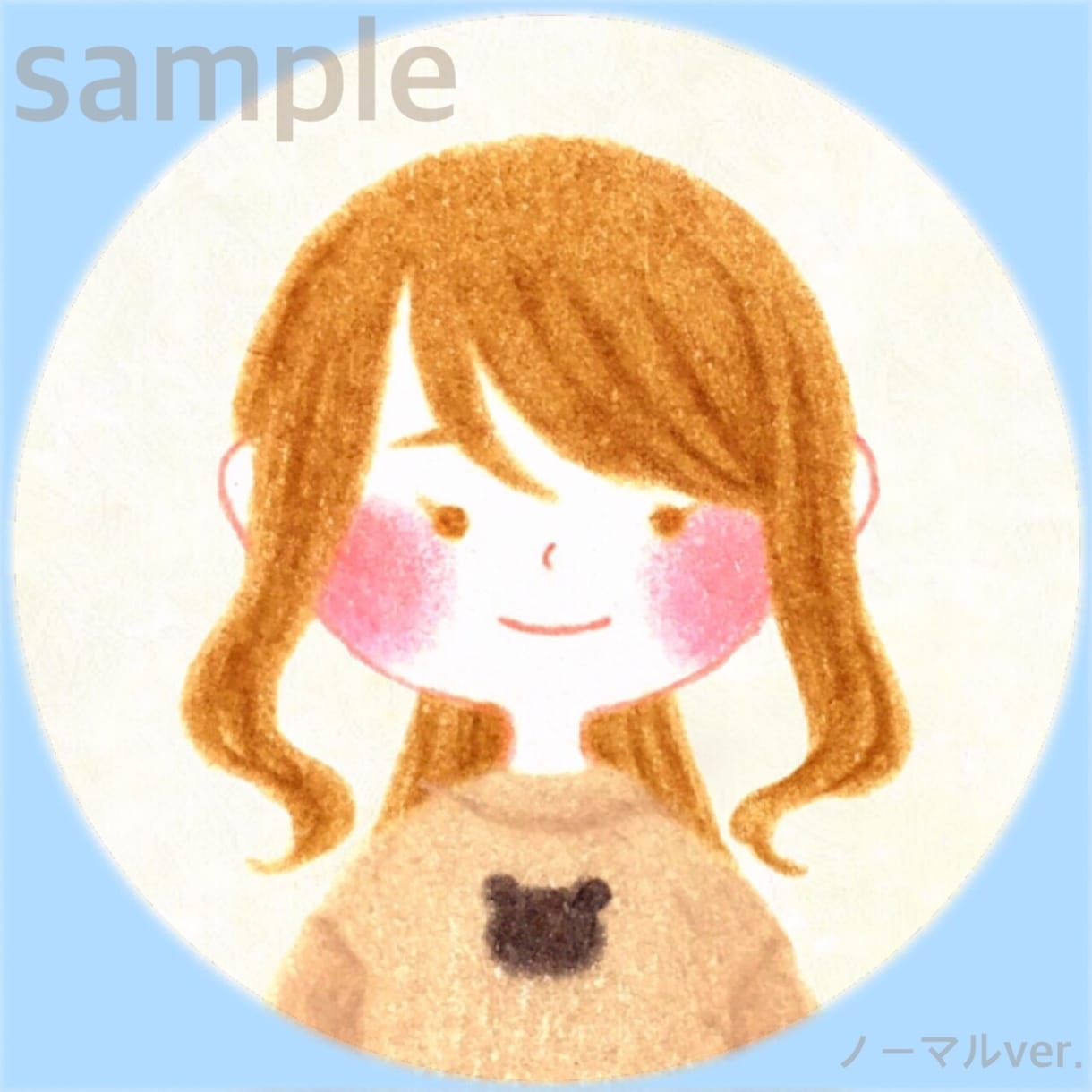 まんまるかわいい似顔絵を描きます 丁寧さとスピード感を大切にしてます◎ イメージ7
