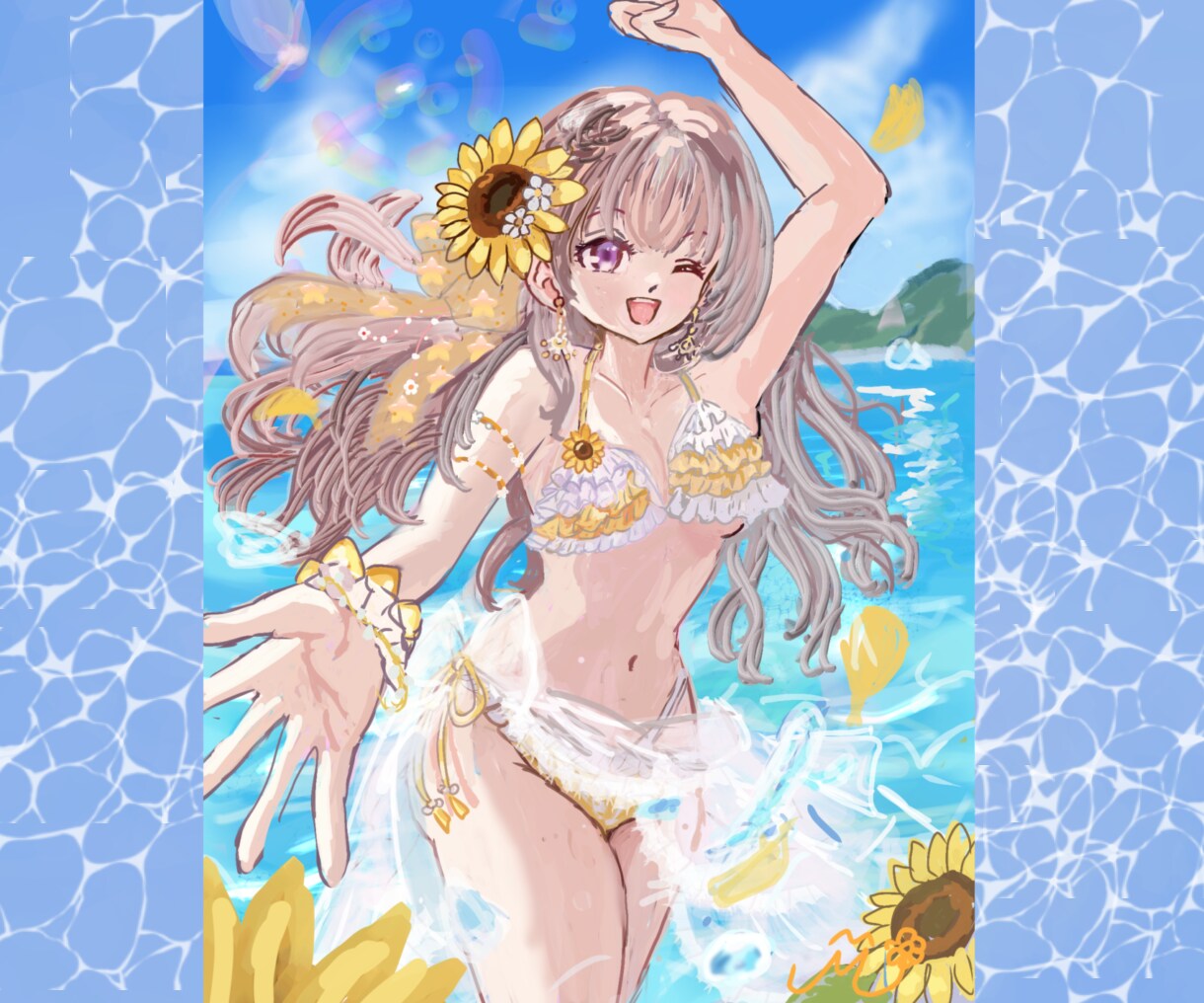 可愛くて目を引くポップなイラスト描きます サムネイルや歌ってみたなども雰囲気作りならお任せです。 イメージ5