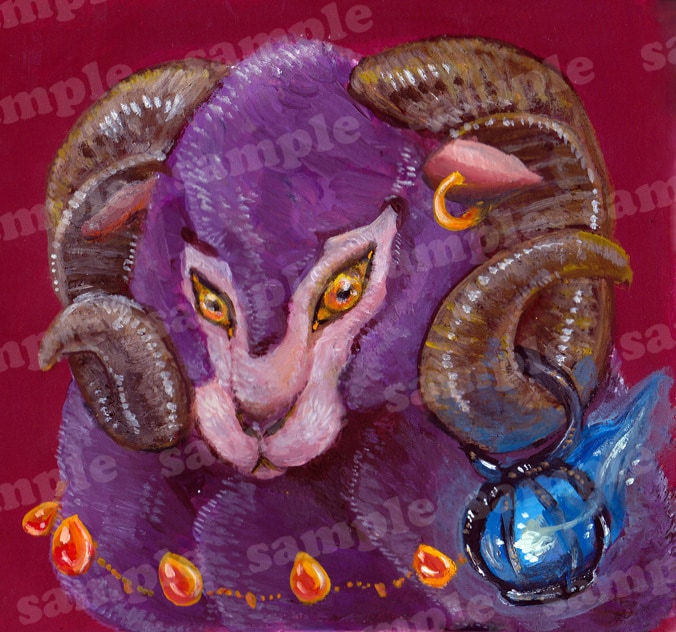 アナログで絵本調の動物・幻獣の絵描きます 絵本調からリアル寄りまで。押絵やアイコン、一枚絵など イメージ9