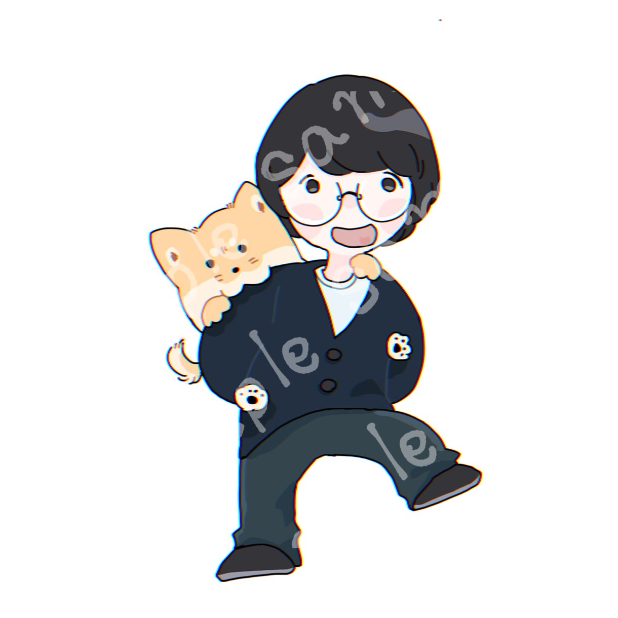 ゆるかわ&表情豊かなイラスト描きます グッズ作成やアイコンに！性格に合った表情豊かなイラストです♡ イメージ5