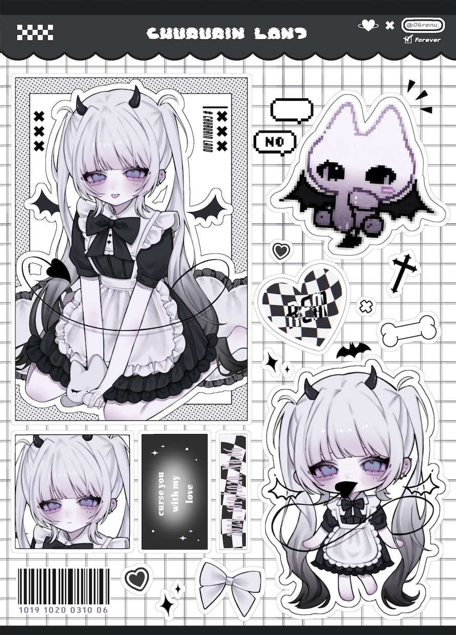 商用無料◎詰め込みイラスト描きます 商用利用◎SD+等身バストアップ  詰め込みイラストです！ イメージ3