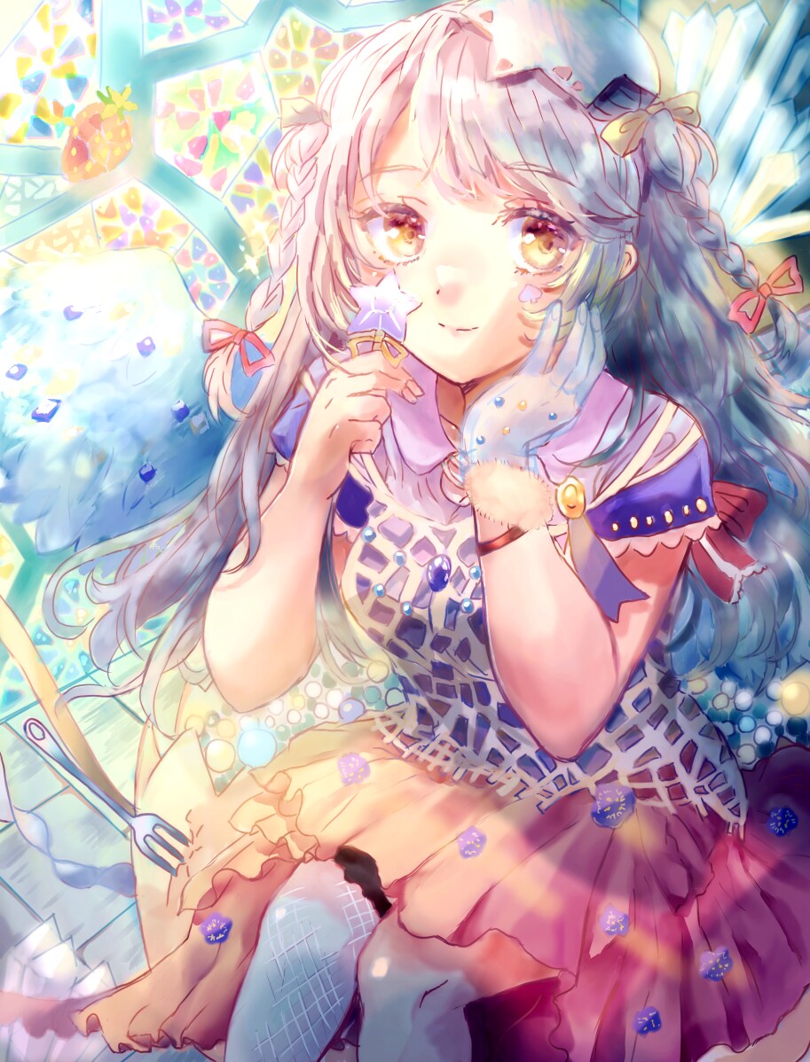 幻想的な可愛い女の子と綺麗な背景イラスト作成します パステルカラーのアナログ感ある幻想的な可愛い女の子イラスト イメージ6