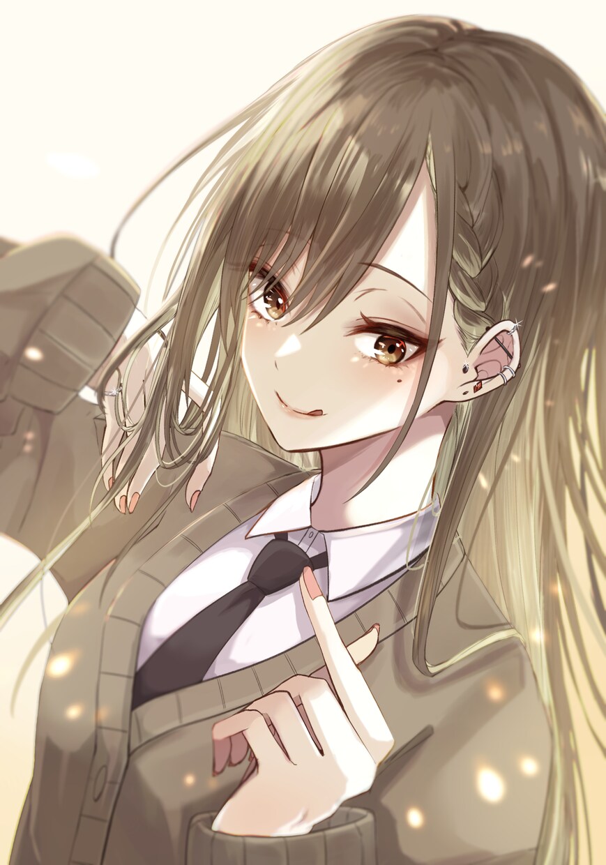 簡単背景のイラストを描きます キラキラで透明感のある人物中心のイラストを！ イメージ1