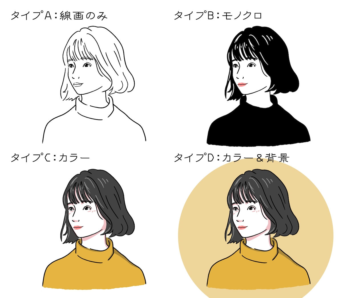 お写真をもとにおしゃれなアイコンを作成いたします 【期間限定セール】リアルな似顔絵⭐︎SNSやお仕事にも イメージ5