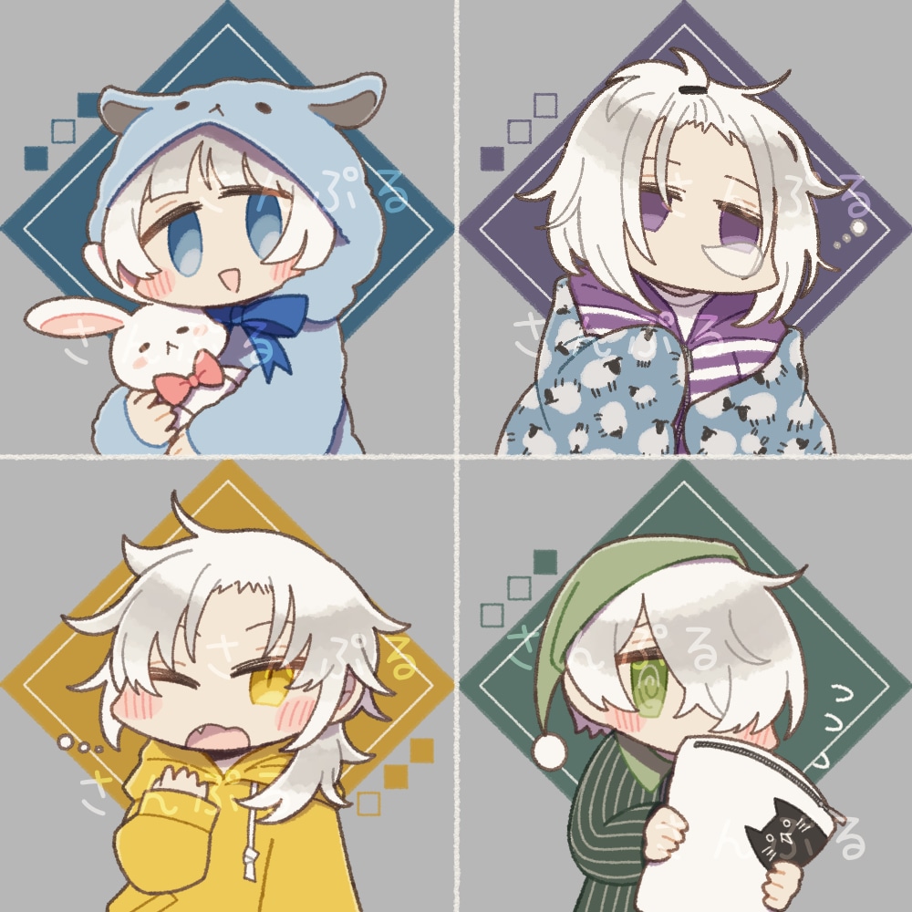 ミニキャラのアイコン描きます SNSで使えるゆるかわいいミニキャラのアイコンです イメージ7