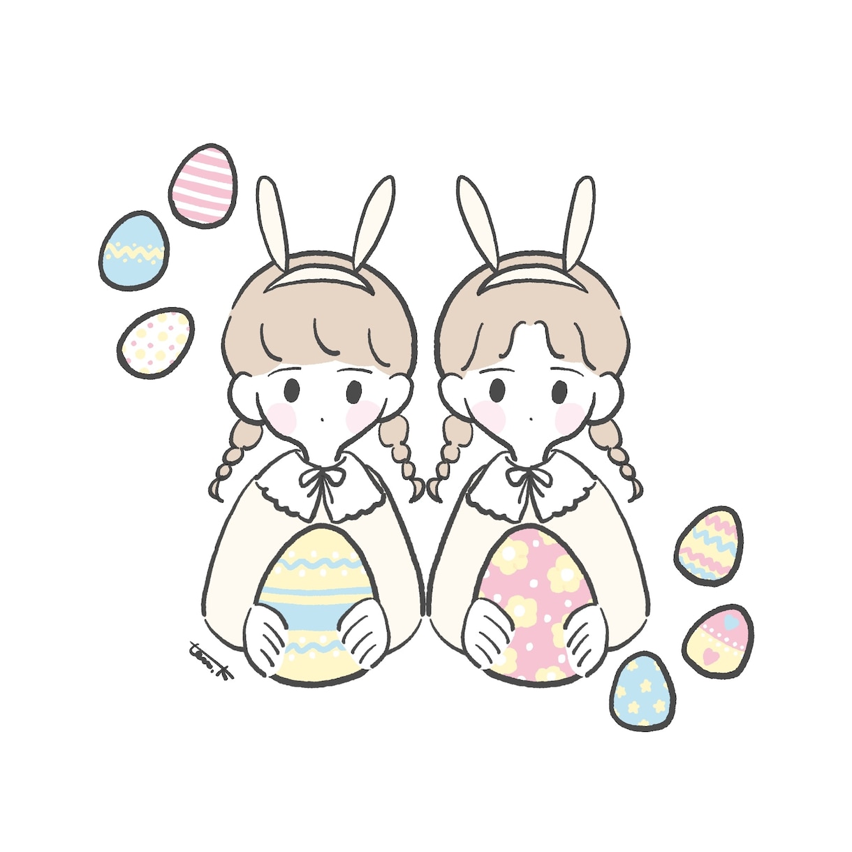 即対応!商用利用◎ゆるかわいいイラストを描きます イメージからイラストにします。挿絵やサムネ等に イメージ10