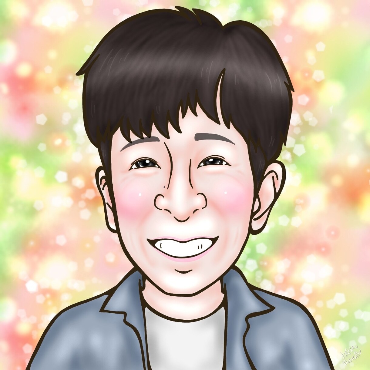 ペットもok!お写真で似顔絵描きます ★3パターンからお選びください♪★ イメージ7