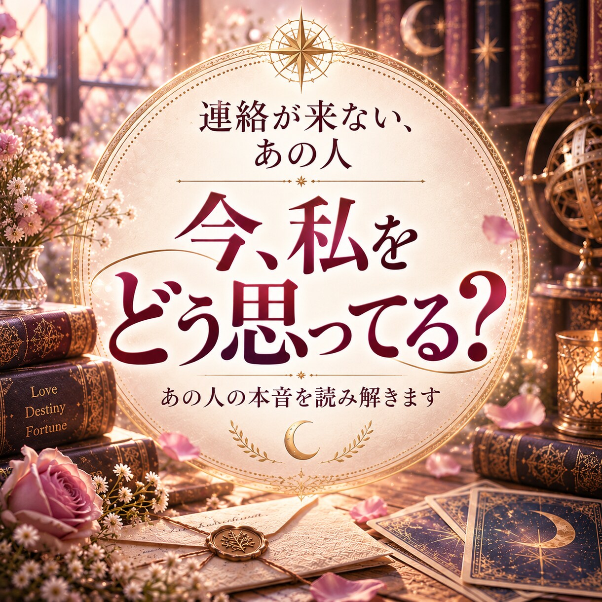 連絡が来ないあの人の気持ちを読み解きます 相手の本音と性質この恋のこれからをPDF鑑定書でお届けします イメージ1