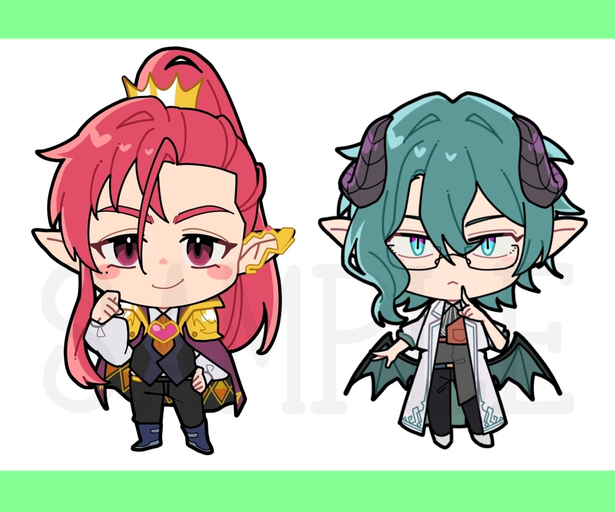 パッと目を引くころっとかわいいミニキャラ描きます シンプルな塗りで誰にでも愛されるミニキャラを イメージ5