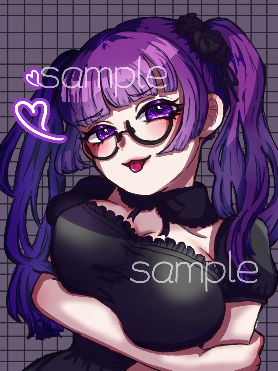商用○可愛いポップなアイコン、イラストを作成します SNS用アイコンやイラストをあなたの希望に合わせて描きます！ イメージ1