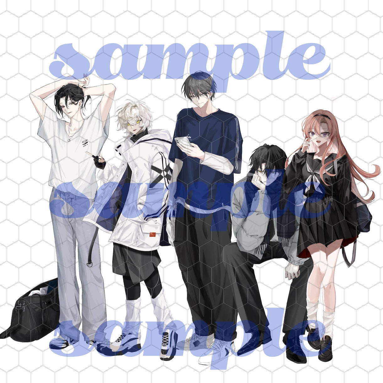 オリジナルキャラクターの全身イラストを描きます 様々な用途で使用可能な専用イラストを描きます♪ イメージ2