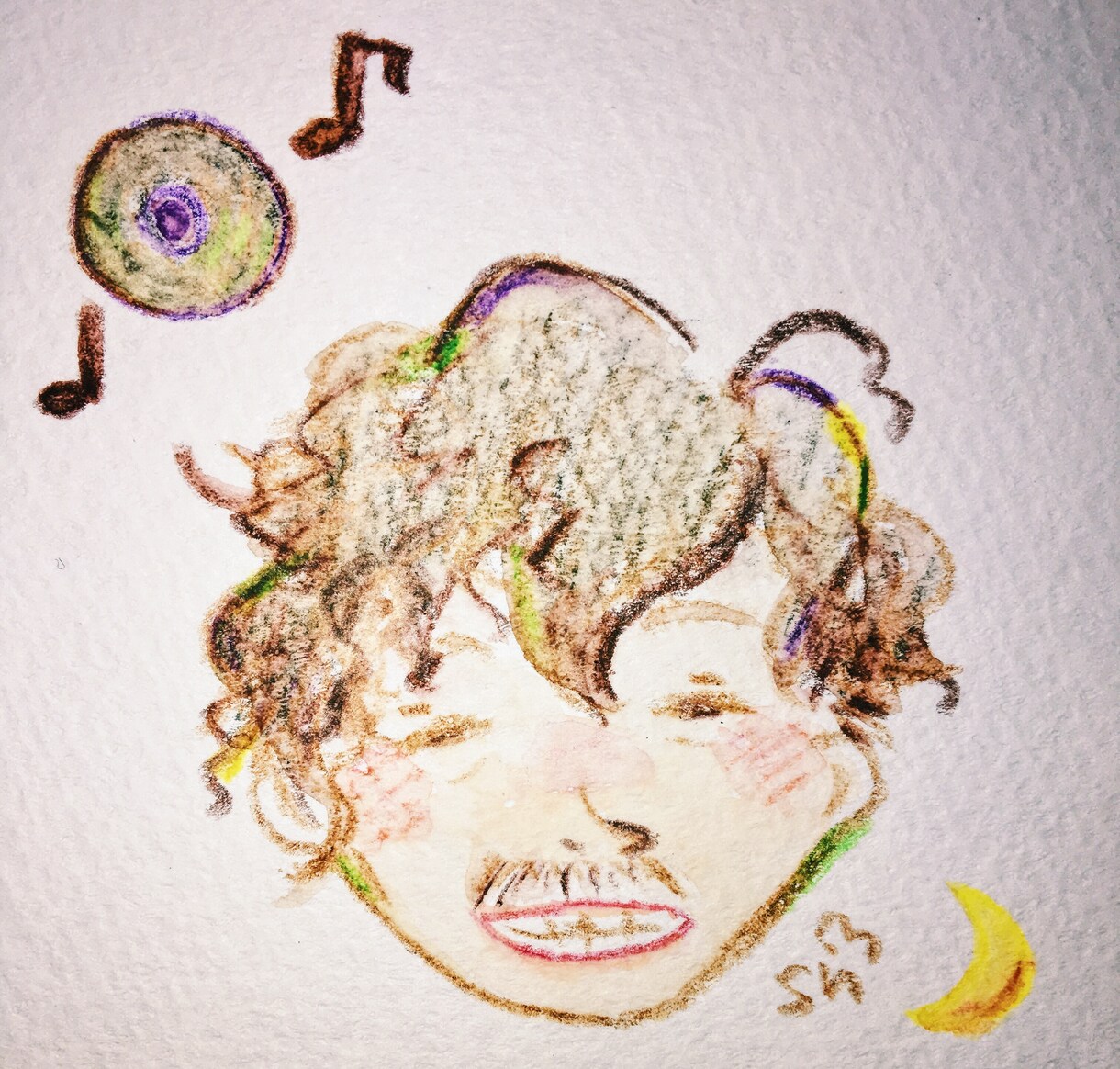 あたたかみのある似顔絵描きます 水彩色鉛筆で、ゆるく、柔らかく。 イメージ2