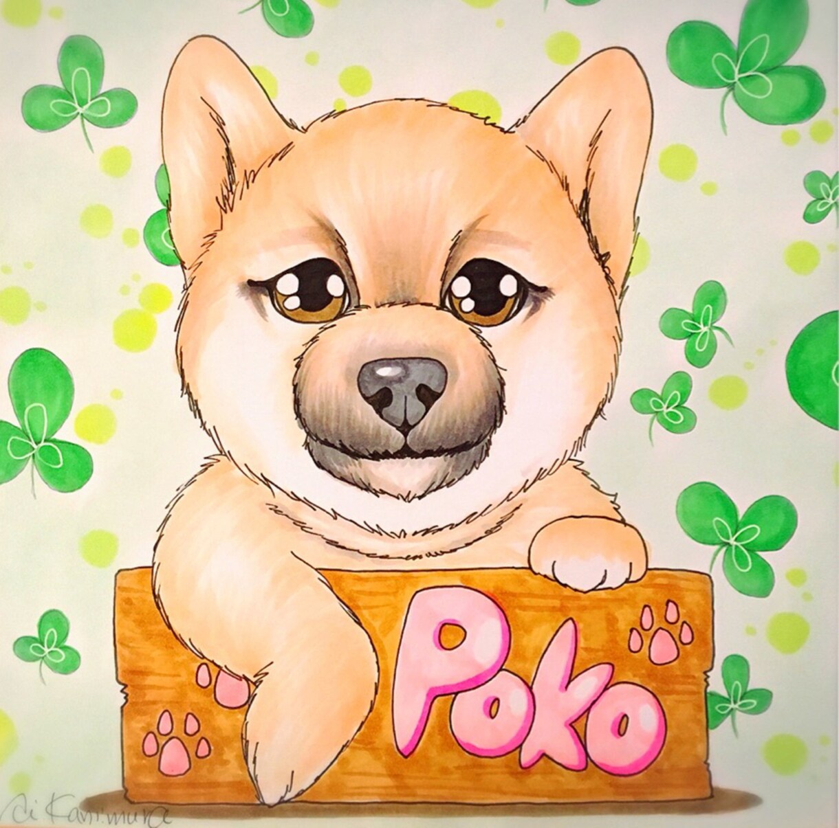 可愛いペットの似顔絵お描きしたします ♪離れていてもあなたを見守るペットの似顔絵♪ イメージ3