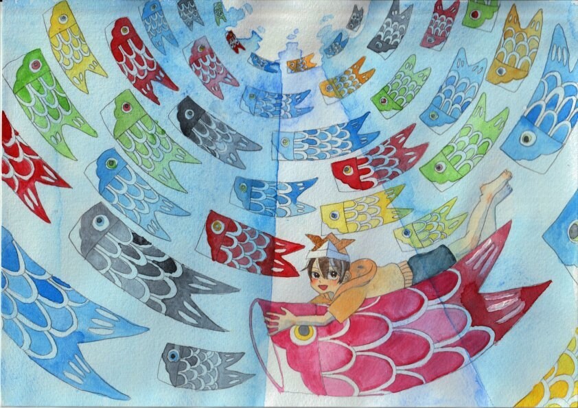 季節にあったイラストを描きます こどもの日には鯉のぼりなど、季節にあったイラストを描きます。 イメージ1