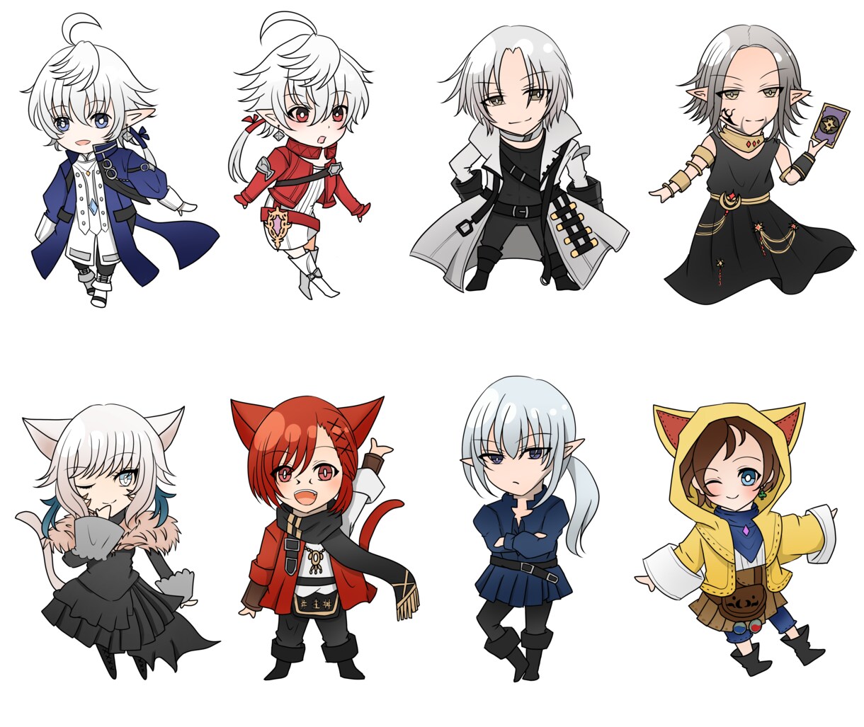 ミニキャラ（SD）イラスト描きます 可愛らしいミニキャライラスト任せてください！ イメージ4