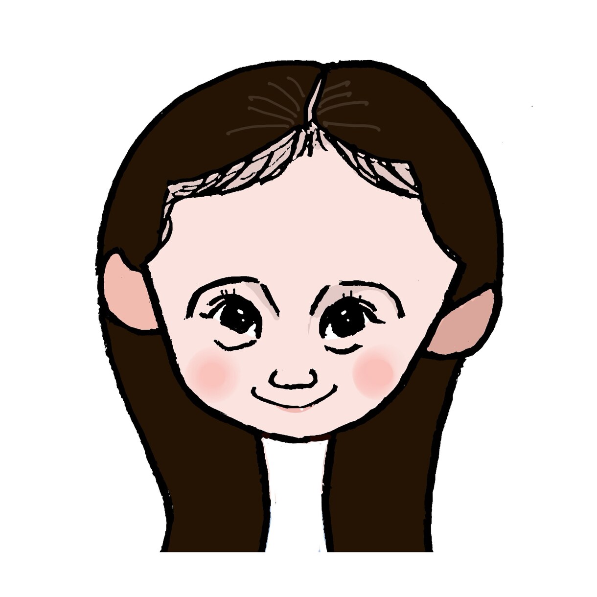 シンプルなカラー似顔絵をお描きします SNSのプロフィールアイコンに最適！名刺にもどうぞ。 イメージ3