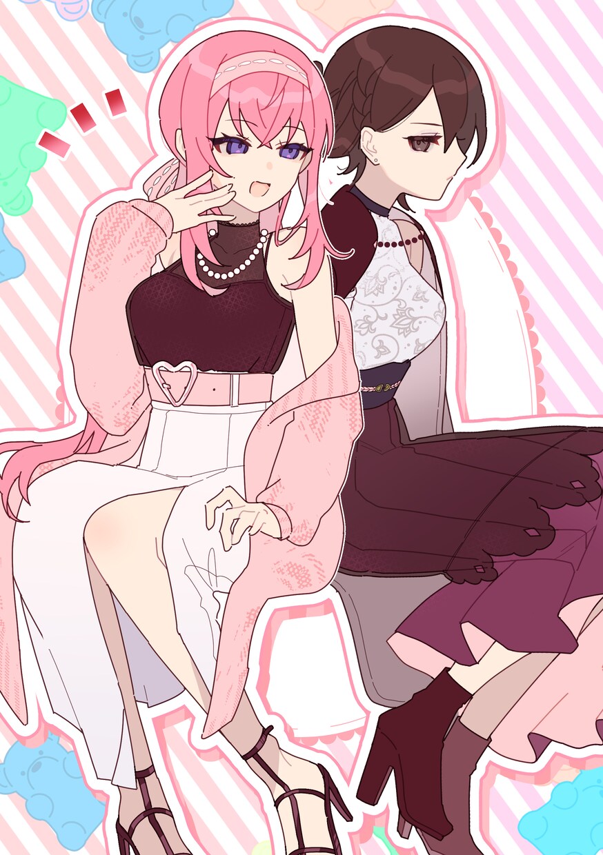全身ポーズ立ち絵を描きます キャッチーでかわいいポーズを描きます！ イメージ4