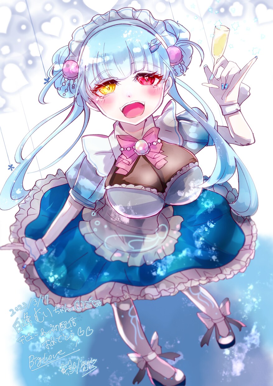 目を引く華やかなイラスト/立ち絵など承ります 商用利用可（有料オプション）IRIAM、動画立ち絵など イメージ2