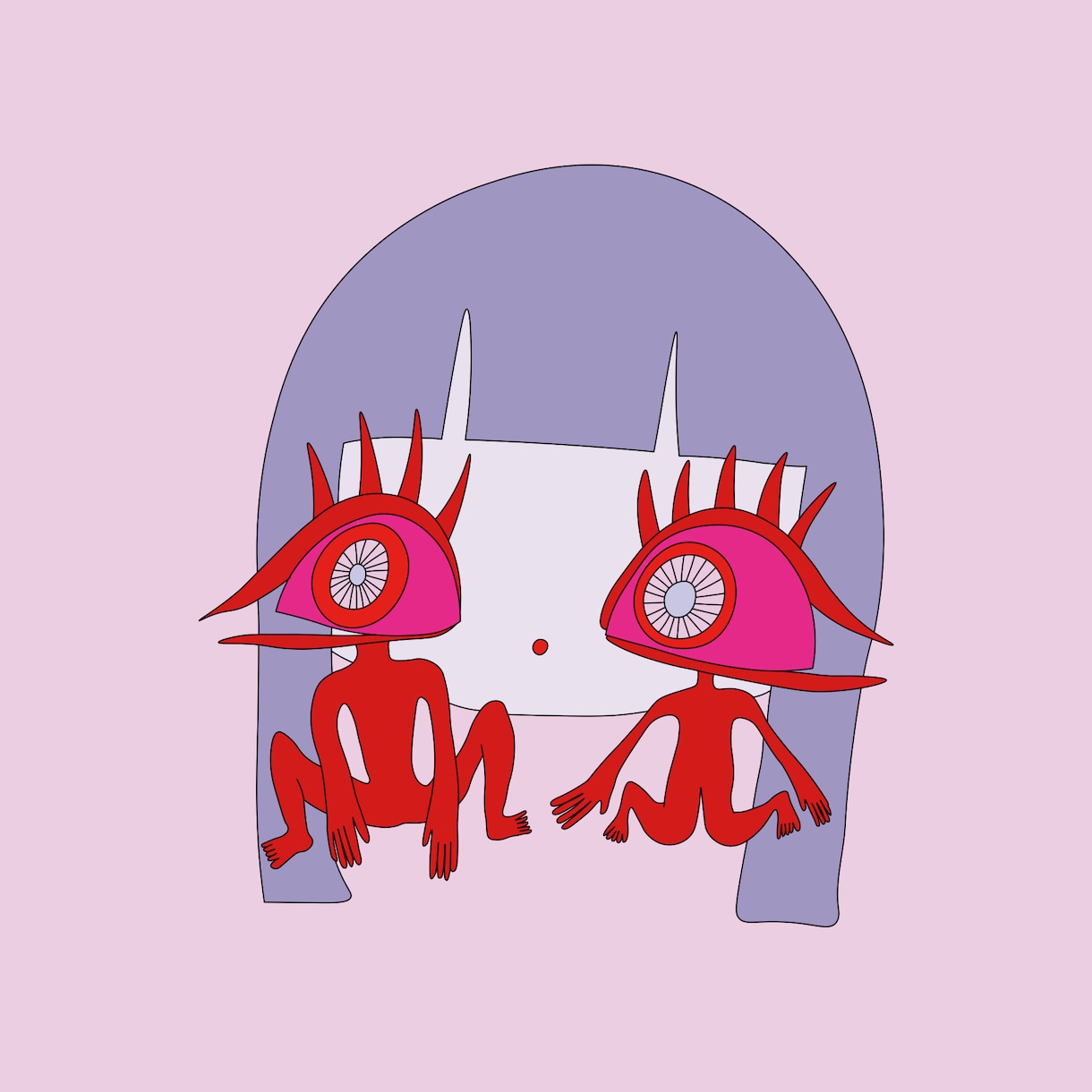 毒と可愛さのあるジャケットを描きます アイコン、ジャケット、似顔絵などお任せください！ イメージ6