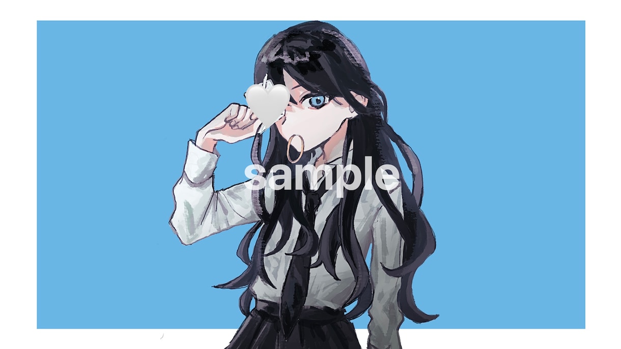 歌ってみた、動画のMVイラスト描きます 本家寄り/オリジナル、どちらも対応・表情差分2枚無料 イメージ4