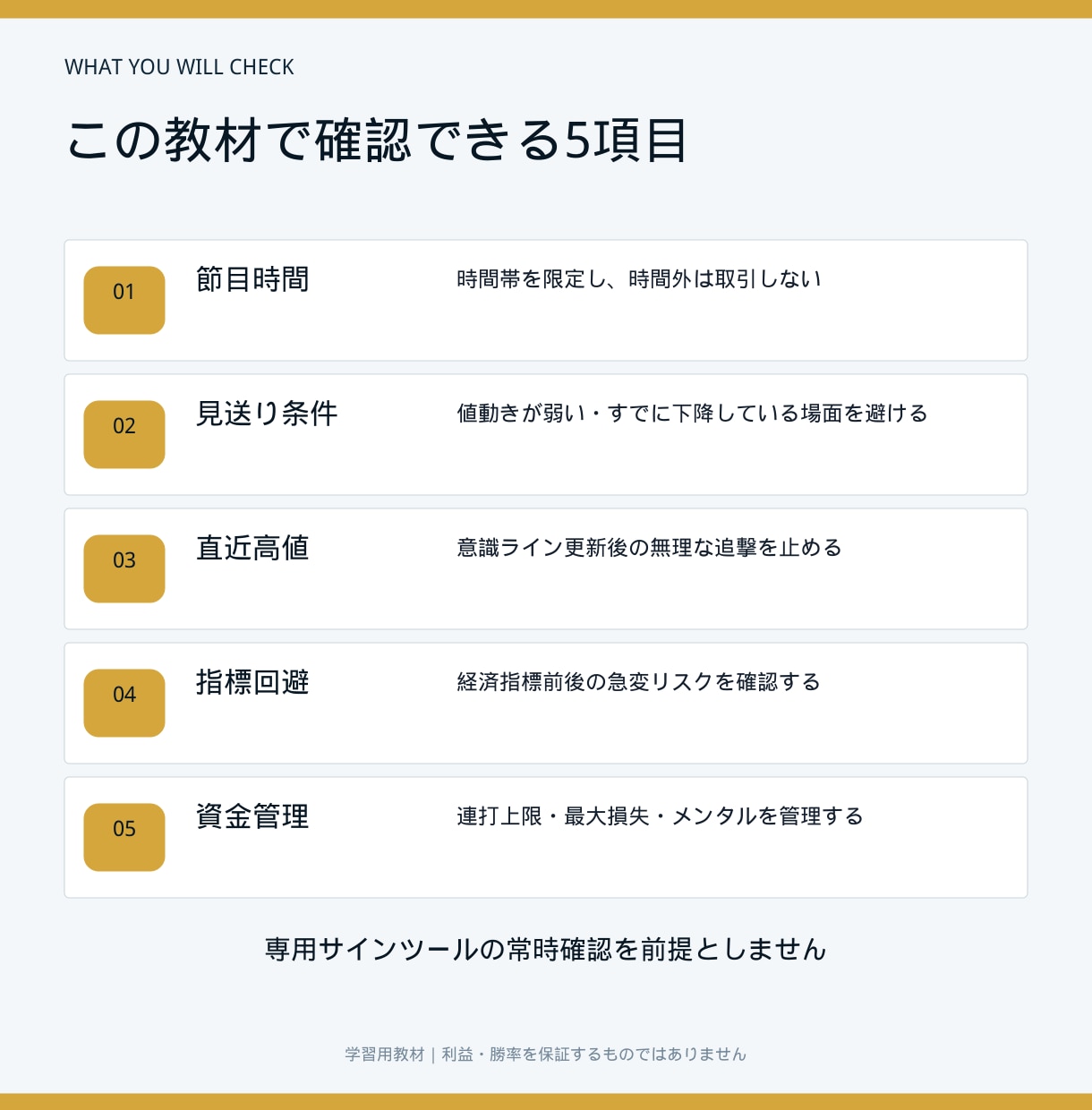 盲点バイナリーturbo手法を教えます 30秒・1分｜入る前に18項目で見送り条件を確認 イメージ2