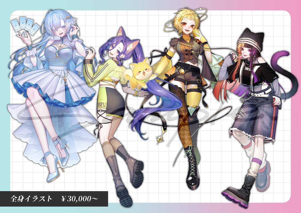 耽美・鮮やかな厚塗り風イラストご制作します 【立ち絵、MV用、アイコン、etc】幅広いテイストに対応可！ イメージ2