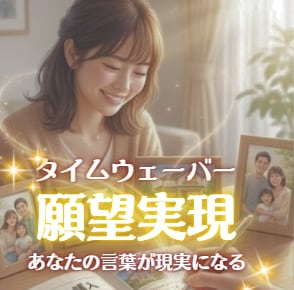 タイムウェーバーで【夢・願望実現】お届けします 夢を言葉にして、宇宙に届ける！オーダーメイドエネルギー調整 イメージ1
